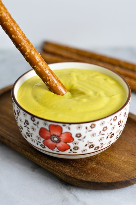 Pretzel Mustard Dip | A Taste of Madness Pretzels And Mustard Dip, Honey Mustard Dip For Pretzels, Mustard Pretzel Dip Recipes, Pretzel Mustard Dip, Mustard Dip For Pretzels, Honey Mustard Pretzel Dip, Mustard Pretzel Dip, Pretzel Dip Recipes, Mustard Pretzels