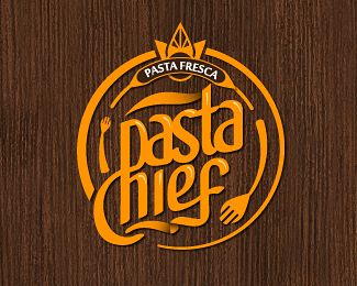 Pasta Chief logo design Pasta Logo, Pasta Packaging, Chef Logo, Logo Word, Clever Logo, Identity Inspiration, Food Branding, Dollhouse Printables, Creative Names