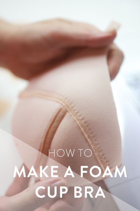 In this 3-part tutorial, learn to sew a foam cup bra. This method uses foam as a lining and it can be used in sewing any bra pattern. Pola Bra, Sewing Bras, Bra Sewing Pattern, Diy Bra, Lingerie Patterns, Bra Sewing, Sewing Lingerie, Bra Pattern, Couture Mode