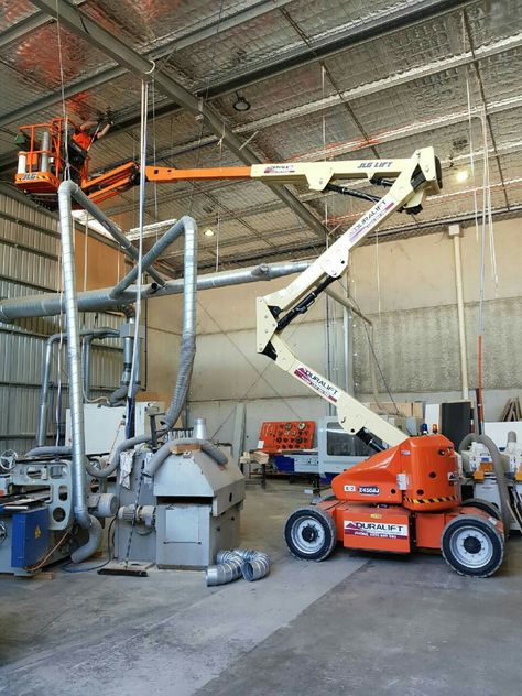 Great to see our customers being able to get their job done with this #boomlift, working over machinery effortlessly! Wind Turbine Generator, Boom Lift, Dust Extraction, Light Work, How To Make Light, Wind Turbine, Get Up