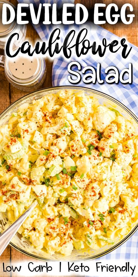 Kept Salads, Cauliflower Wedge Salad, Lean And Green Snacks, Keto Potato Salad, Carb Free Snacks, Cauliflower Potato Salad, Keto Salad Recipes, Cauliflower Salad Recipe, Salad Bacon