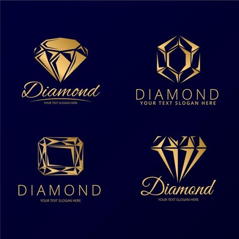 Diamond logo collection Premium Vector | Premium Vector #Freepik #vector #logo #business #luxury #diamond Diamond Logo Ideas, Diamond Logo Design Ideas, Logo Background Design, Diamond Logo Design, Free Printable World Map, Jewelry Logo Ideas, Jewelry Website Design, Logo Diamond, Wallpaper Iphone Quotes Backgrounds