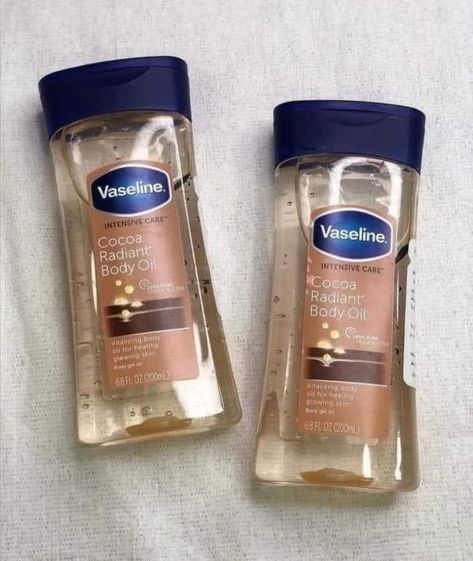 Vaseline Body Oil, Cocoa Radiant Body Oil, Body Gel Oil, Vaseline Intensive Care Cocoa Radiant, Vaseline Intensive Care, Coco Butter, Pure Cocoa Butter, Skin Care Basics, Diy Skin Care Routine