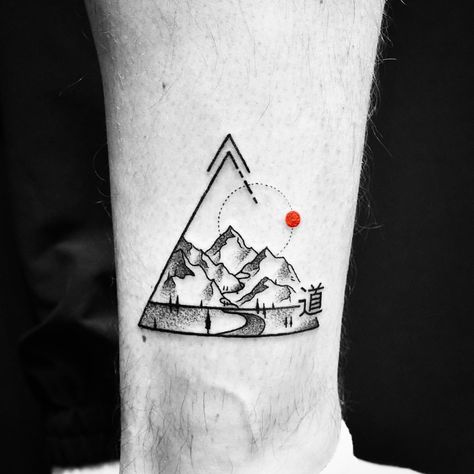 Windy Road Tattoo, Open Road Tattoo, Road Trip Tattoo, Road Tattoo, Trip Tattoo, Mountain Tattoos, Tat Inspiration, California Tattoo, Sunset Road