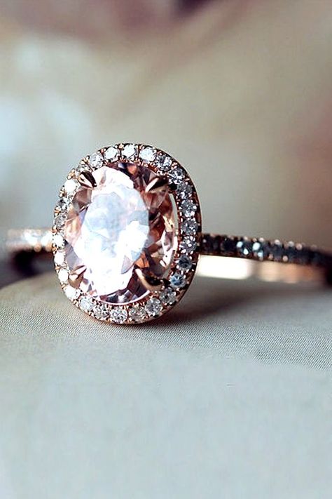 Team WMG Picks Out 7 Stunning Engagement Rings From Pinterest Pink Stone Engagement Rings, Morganite Engagement Rings, Princess Rings, Designer Dresses Elegant, J P Morgan, Best Wedding Rings, Wedding Design Ideas, Cut Rings, Alternative Wedding Rings