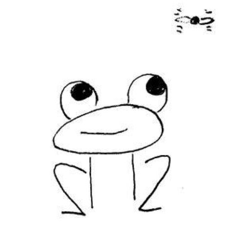 Stick Drawings, Easy Things To Draw, Draw Step By Step, Stick Figure Drawing, Things To Draw, Easy Doodle Art, Easy Doodles Drawings, A Frog, Cute Easy Drawings