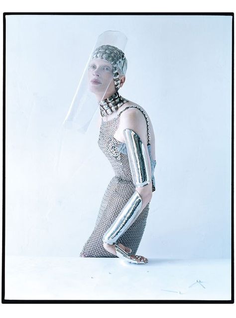 Modern Futurism, Alien Fashion, Tim Walker Photography, Kristen Mcmenamy, Space Fashion, Tim Walker, Gareth Pugh, W Magazine, Futuristic Fashion