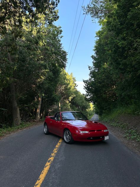 Red Miata, Miata Convertible, Na Miata, Miata Car, Mx5 Na, Red Mustang, Miata Mx5, Car Classic, Mazda Miata