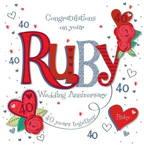 40th Anniversary Ideas, Happy Wedding Anniversary Quotes, Anniversary Wishes Message, Anniversary Wishes Quotes, Wedding Anniversary Pictures, Anniversary Wishes For Couple, Wedding Anniversary Greetings, Wedding Anniversary Greeting Cards, Happy 40th Anniversary