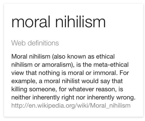 Moral Nihilism, Nihilism Books, Nihilism Aesthetic, Meaning Of Words, Philosophy Theories, Philosophy Quotes, Aesthetic Words, Literary Quotes, The More You Know