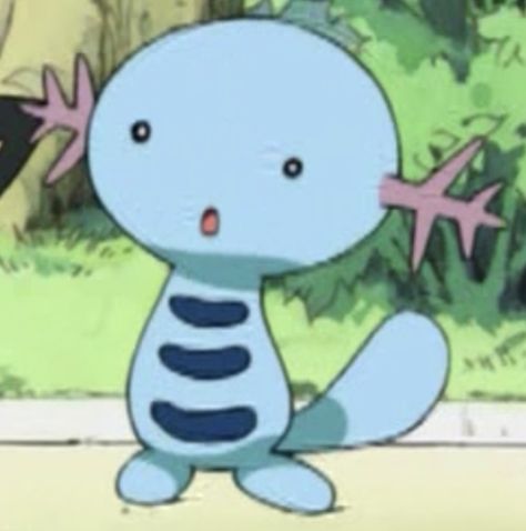 (194) Wooper (Screenshot) Wooper Pokemon Pfp, Wooper Pokemon Wallpaper, Pokemon Amv, Wooper Pokemon, Silly Pokemon, Blue Pokemon, Original 151 Pokemon, Pokemon Poster, Pokemon Manga