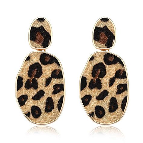 HEIDKRUEGER Leopard Print Earrings Lightweight Geometric Faux Leather Drop Dangle Earring Statement Animal Print Stud Earring for Women (Brown Leopard) Leopard Jewelry, Leopard Earrings, Animal Print Earrings, Leopard Print Fabric, Fabric Earrings, Inspo Board, Earring For Women, Hollywood Glam, Brown Leopard