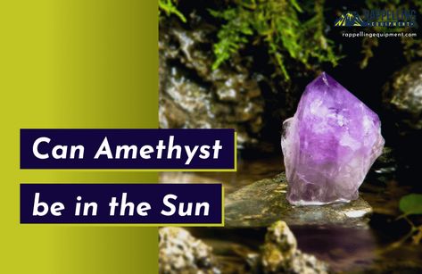 Can Amethyst be in the Sun? (EXPLAINED WHY) Amethyst Cleansing And Charging, Spiritual Natural Amethyst Stones, Sun Charging Crystals, Mystical Amethyst Crystals For Meditation, Spiritual Natural Amethyst Gemstones, Amethyst Crystals, Types Of Crystals, Amethyst Crystal, Deep Purple