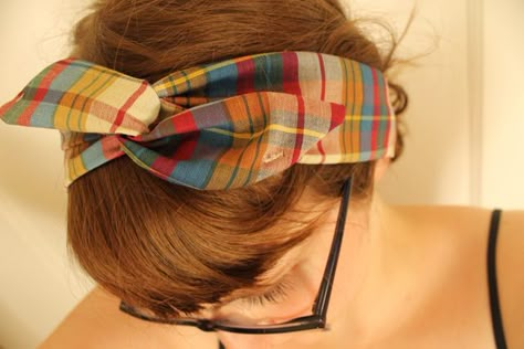 Ladyface Blog: DIY Wire Headband Headband Tutorial, Wire Headband, Head Scarves, Hair Things, Quick Diy, Head Bands, Diy Headband, Hair Stuff, Sewing Skills