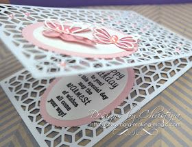 Flowers, Ribbons and Pearls: See Through Trellis Card & Envelope Cards With Trellis, Criss Cross Lattice Card, Petal Patterns Dies, Diamond Press Sympathy Cards, Gold Foiled Flowers Cards & Envelopes, Birthday Verses, Washi Tape Cards, Cardmaking And Papercraft, Elegant Cards