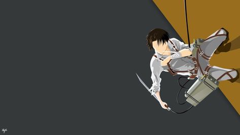 Aot Wallpaper, Aot Anime, Powerpoint Background Design, Titans Anime, Minimalist Wallpaper, Levi Ackerman, Laptop Wallpaper, Attack On Titan Anime, Wallpaper Pc