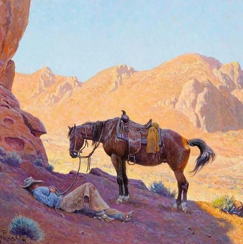 American Frontier Aesthetic, Southwest Paintings, Western Drawings, Western Gunslinger Art, Cowboy Artwork, Boot Hill, Western Frontier, Horses Art, Westward Expansion