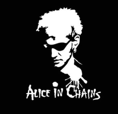 Layne Staley Fan Art Layne Staley Art, Layne Staley Tattoo, Alice In Chains Albums, Celebrity Wall Art, Cool Stencils, Layne Staley, Music Flyer, Tattoo Style Drawings, Silhouette Stencil