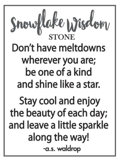 Snowflake Birthday Card, Snowflake Poem, Short Inspirational Life Quotes, Snow Quotes, Winter Poems, Snow Party, Christmas Thoughts, Christmas Card Sayings, Birthday Card Sayings