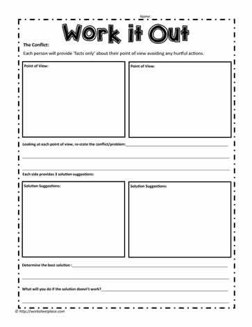 Conflict Worksheet Family Conflict Resolution Worksheet, Family Conflict Resolution, Conflict Resolution Activities, Conflict Resolution Worksheet, Resolve Conflict, Classroom Discipline, Teen Relationships, Oppositional Defiant Disorder, Effective Classroom Management