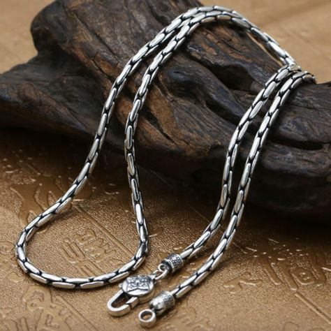 3 mm Men's Sterling Silver Coreanna ChainSolid 925 sterling silver.Goes well with all kinds of outfits.Nice gift for him. Product DetailsMetal Type: 925 Sterling SilverColor: SilverGender: MaleAge Group: AdultWidth: 3 mmLength: 20 in / 22 in / 24 in / 26 in / 28 in / 30 inWeight: 38.3 g (24 in)PaymentFor the safety of your funds, we only accept PayPal payments.You can pay with a credit card through PayPal, even if you don't have a PayPal account.Please see our Payment page for details.ShippingUSA - USPS, 5-7 business days, $5Worldwide - EMS, 10-20 business days, $5FREE SHIPPING on orders over $49.Please see our Shipping page for details. Return30 Days Money Back Guarantee. Please see our Warranty and Return page for details.Have Any Questions?Please feel free to CONTACT US. We will reply A Mens Silver Chain Necklace, Mens Sterling Silver Jewelry, Mens Silver Jewelry, Silver Chain For Men, Chain For Men, Mens Bracelet Silver, Gold Chains For Men, Mens Silver Necklace, Mens Chain Necklace