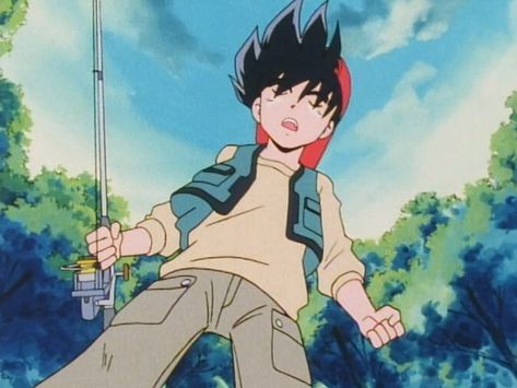 This is screenshot from anime series Grander Musashi (its started an april 2 of 1997, just 1 day after Pokemon!). About boy which which aims to become pro at fishing.  #GranderMusashi #anime #animation #screenshot #japan #fishing Anime Fishing, Anime Animation, Gone Fishing, Anime Screenshots, Manga Characters, Screen Shot, 1 Day, Fishing, Pokemon