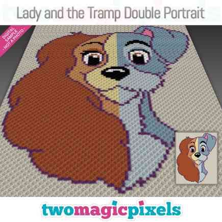 Magic Pixels, Cross Stitch Plastic Canvas, Two Magic Pixels, Cross Stitch Graph, Double Portrait, C2c Graph, Crochet Blanket Edging, Sc Crochet, C2c Crochet Blanket