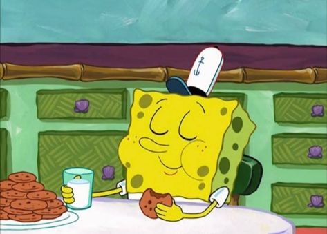 Spongebob Eating, Spongebob Scenes, Spongebob Chocolate, Eating Meme, Spongebob Funny Pictures, Spongebob Pics, Spongebob Painting, Spongebob Birthday, Pineapple Under The Sea