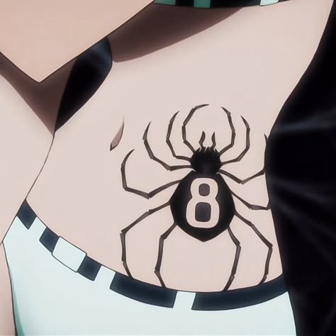 The Phantom Troupe, Shizuku Murasaki, Phantom Troupe, Group 4, Spider Tattoo, The Phantom, Hunter X Hunter, Slim Waist, Young Woman