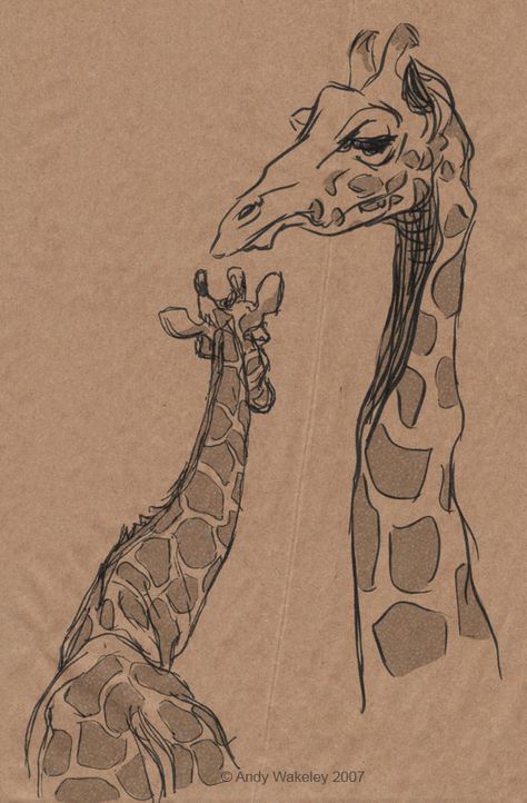 Giraffe Sketches, Giraffe Drawing, Giraffe Art, Animal Study, Animal Sketches, Arte Animal, African Animals, Giraffes, Wildlife Art