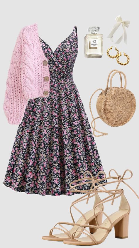 Summer Church Outfit, Church Outfit, Modesty Outfits, Cute Modest Outfits, Cardigan Pink, Everyday Fashion Outfits, Quick Outfits, Classy Work Outfits, Fashionista Clothes