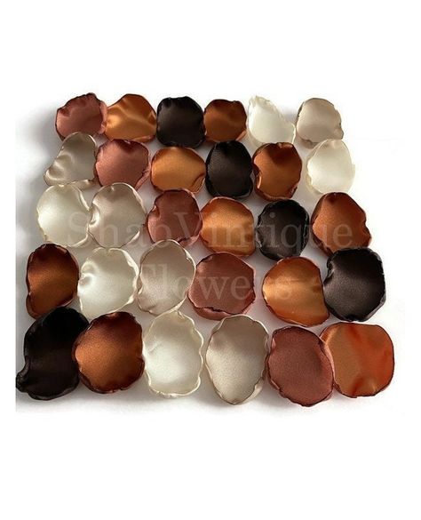 Planning your wedding or special event? Check out my beautifully handcrafted flower petals for your decor. #wedding #bride #decor #brides #bridal #party #weddingtablenumbers #purplewedding #brideandgroom #tabledecorations Brown Decor Wedding, Chocolate And Champagne Wedding, Champagne And Brown Wedding, Shades Of Brown Wedding Theme, Black People Wedding Ideas Color Schemes, Chocolate Brown Wedding, Brown Wedding Themes, Asia Wedding, Wedding Aisle Decor