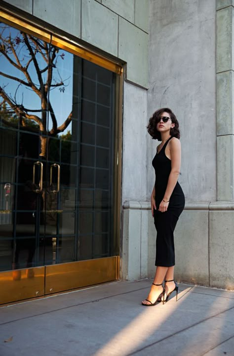 LBD | Karlas Closet | Bloglovin’ Karla Deras, Black Everything, All Black Everything, Black Outfits, All Black Outfit, Black On Black, Mode Inspiration, Fashion Mode, Look Chic