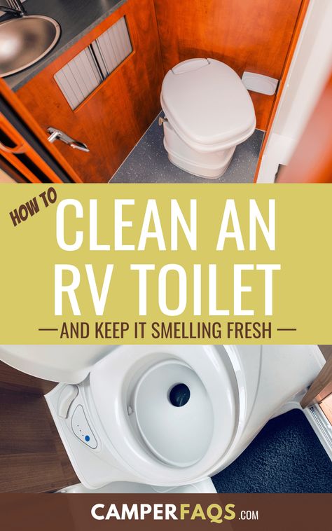 Camper Toilet, Motorhome Makeover, Rv Organizing, Houseboat Ideas, Rv Glamping, Rv Toilet, Camper Maintenance, Travel Trailer Living, Rv Inspiration