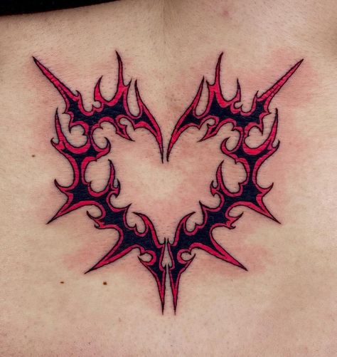 Heart Spikes Tattoo, Spike Tattoo Design, Thorny Heart Tattoo, Creepy Heart Tattoo, Spiked Heart Tattoo, Eternal Heart Tattoo, Men Heart Tattoo, Red Heart Tattoo On Bum Cheek, Spiky Heart Tattoo