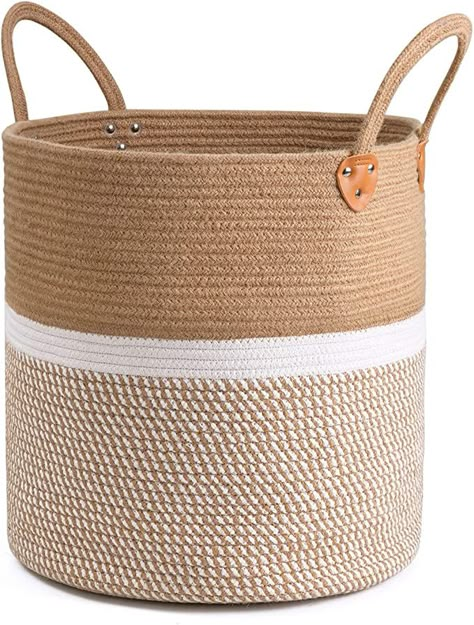 Blanket Storage Basket, Basket Home Decor, Laundry Basket Storage, Shelf Baskets, Woven Storage Basket, Jute Basket, Natural Laundry, Toy Storage Baskets, Blanket Basket