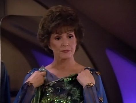 Lwaxana Troi, Captain Picard, Star Trek Characters, Fashion Icon, Star Trek, Number One, Style Icons, Star Wars, Actresses