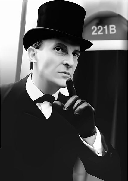 Jeremy Brett, as Sherlock Holmes, wearing a bow tie in the most crisp, clean, and refined manner--the top hat merely adds more elegance. Jeremy Brett Sherlock Holmes, Detective Sherlock Holmes, Sherlock Holmes 3, Jeremy Brett, Dr Watson, Sir Arthur Conan Doyle, 221b Baker Street, Arthur Conan Doyle, John Watson