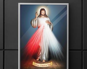 Mercy Me, Jesus Christ Painting, Divine Mercy, Jesus Christus, I Trust, Frame Canvas, Garden Wall Art, Jesus Pictures, Framed Canvas Wall Art