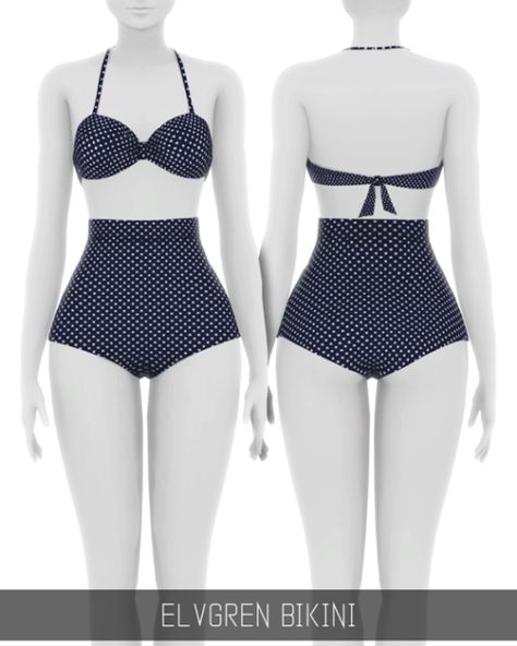 Sims 4 CC's - The Best: ELVGREN BIKINI by simpliciaty-cc S4cc Clothing, Sims 4 Black Hair, The Sims 4 Pc, Sims 4 Mm Cc, Sims 4 Gameplay, Sims 4 Teen, Sims 4 Dresses, Sims 4 Characters, Sims 4 Mm