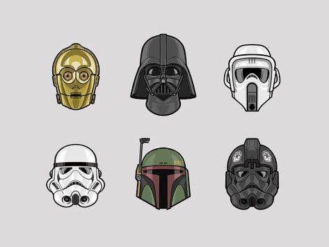 Star Wars Helmets, Star Wars Icon, Star Wars Stencil, Star Wars Character, Star Wars Classroom, Star Wars Illustration, Star Wars Helmet, Star Wars Logo, Star Wars Shirts