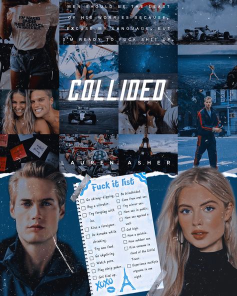 Collided Lauren Asher, Dirty Air Series Aesthetic, Lauren Asher Aesthetic, Quilling Rakhi, Dirty Air Series, Books Romance Novels, Book Tok, High School Romance, Lauren Asher