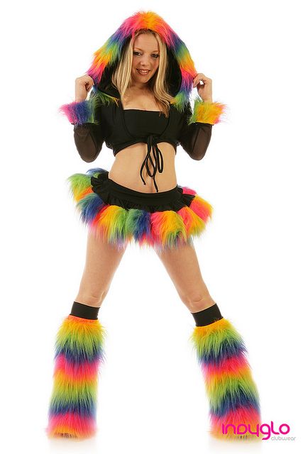 Rainbow Rave Outfit Rainbow Rave Outfit, Birthday Outfit Ideas For Women, Clubbing Dresses, Edm Party, Birthday Outfit Ideas, Dance Gear, Rave Fits, Rave Edm, Rave Style