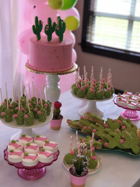 Prickly Pear Birthday Theme, One Prickly Pair Birthday Theme Twins, One Prickly Pair Birthday Theme, One Prickly Pair Birthday, One Prickly Pair, Twin Birthday Parties, Birthday Bbq, Twins Birthday, Twins 1st Birthdays