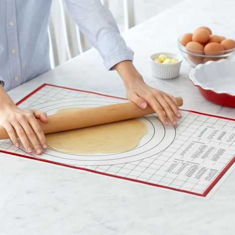 Sur La Table Silicone Pastry Mat Electric Skillet Recipes, Pastry Mat, Baking Gadgets, How To Make Pie, Soft Foods, Cast Iron Recipes, Valentines Day Dinner, Cooking Supplies, Kitchen Must Haves