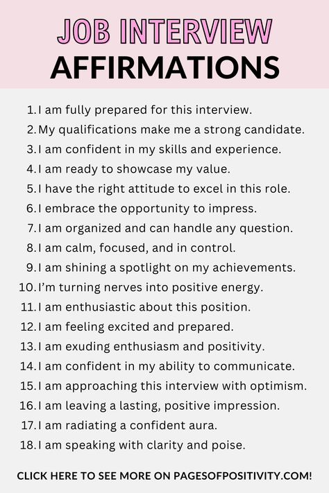 money affirmations law of attraction Job Manifestation Affirmation, Dream Job Affirmations, Releasing Affirmations, New Job Manifestation, Interview Affirmations, Employment Prayer, Interview Confidence, Money Flows To Me Easily, Job Affirmations