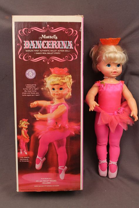 Mattel Dancerina Ballerina Doll 1968. I LOVE my Dancerina doll!  #ThingsThatMakeMeSmile #VintageToys #DancerinaDoll Childhood Memories 70s, Ashton Drake, Marie Osmond, Ballerina Doll, Forever Friends, Vintage Memory, Christmas Past, Childhood Toys, Madame Alexander