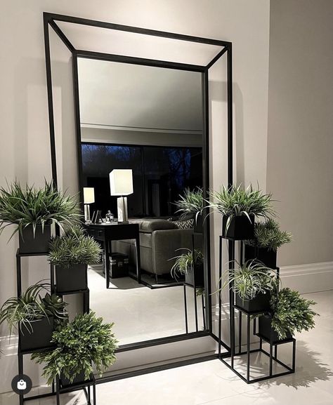 Wood Mirrors, Art Deco Metal, Luxury Mirrors, Hallway Mirror, Contrasting Colours, Length Mirror, Full Length Mirror, Metal Mirror, Wood Mirror