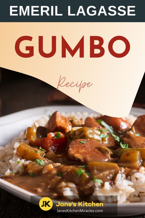 Gumbo in a ceramic dish Gumbo Gluten Free, Emeril Lagasse Gumbo Recipe, Gumbo Recipe Chicken And Sausage, Healthy Gumbo Recipe, Sausage And Chicken Gumbo, Gumbo Base, How To Make Gumbo, Chicken Andouille Sausage, Louisiana Gumbo