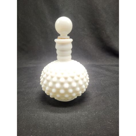 Beautiful Fenton Hobnail Milk Glass Perfume Bottle. The Cork Has Been Replaced And Is Brand New. In Excellent And Perfect Condition. No Damage Of Any Kind. This Is Such A Lovely Vintage Piece. Is Used And Does Have A Scent Of Former Perfume. Part Of A Collection Of Hobnail Milk Glass. Fenton Hobnail, Fenton Milk Glass, Glass Perfume Bottle, Vintage Dishes, Perfume Bottle, Hutch, Milk Glass, Cork, Accent Decor